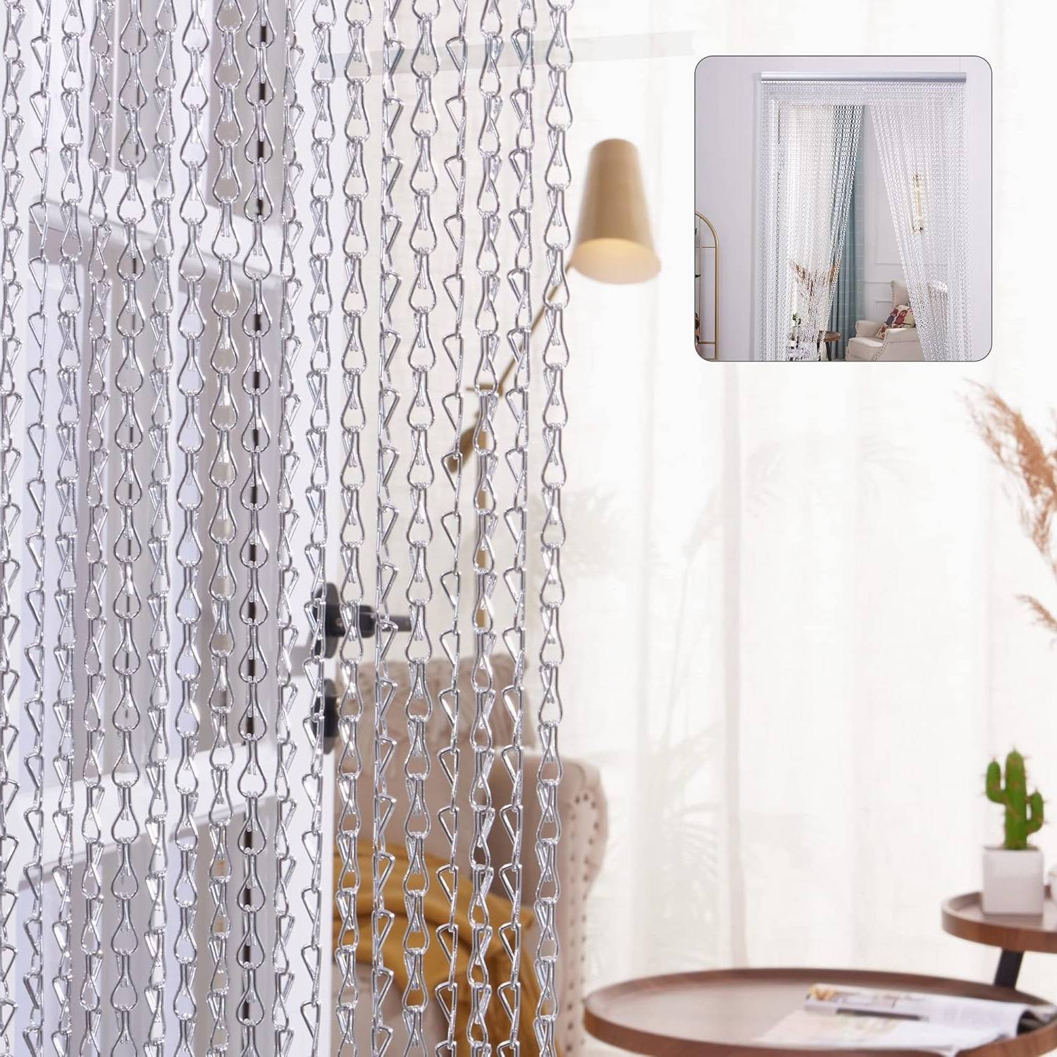 Chain Mail Curtains - Black: image 3