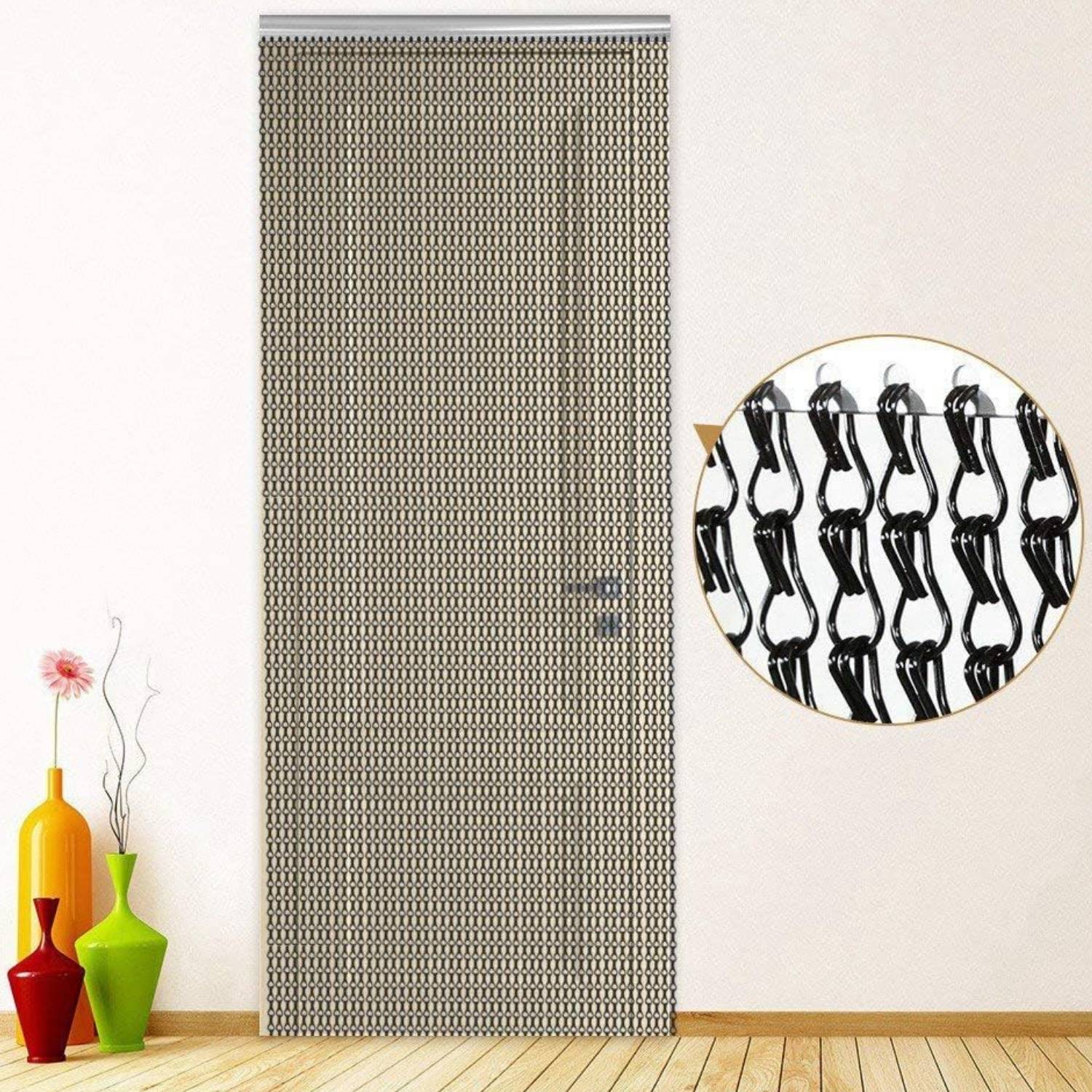 Chain Mail Curtains - Black: image 9